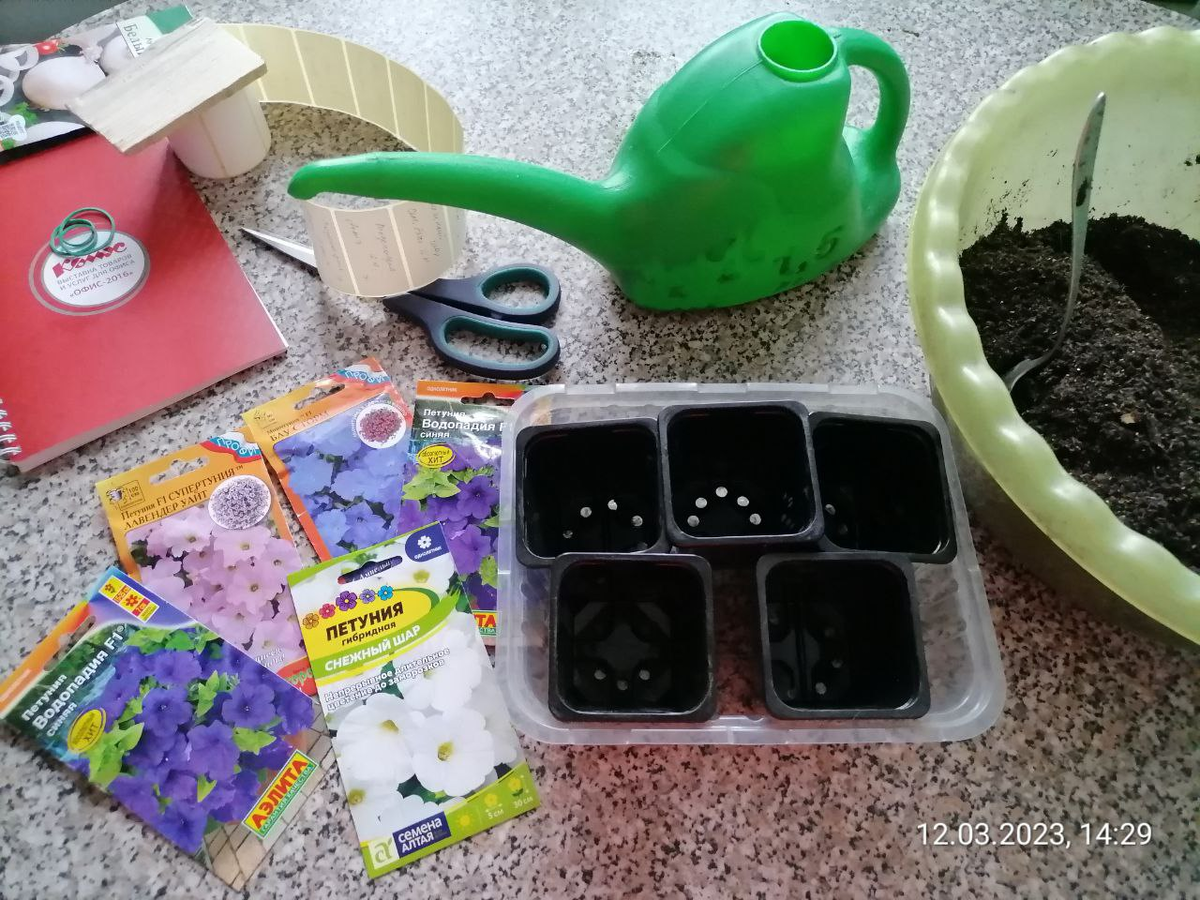 Готова к посеву петуний