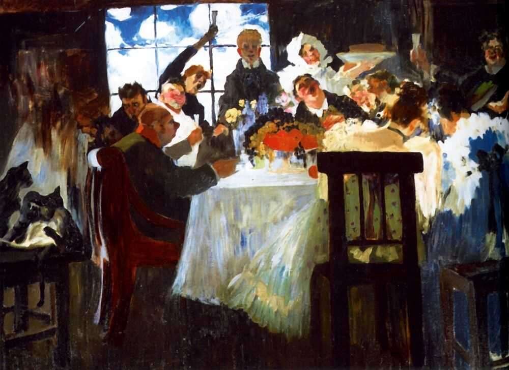 "Чаепитие (Трактир)", 1911 г.
