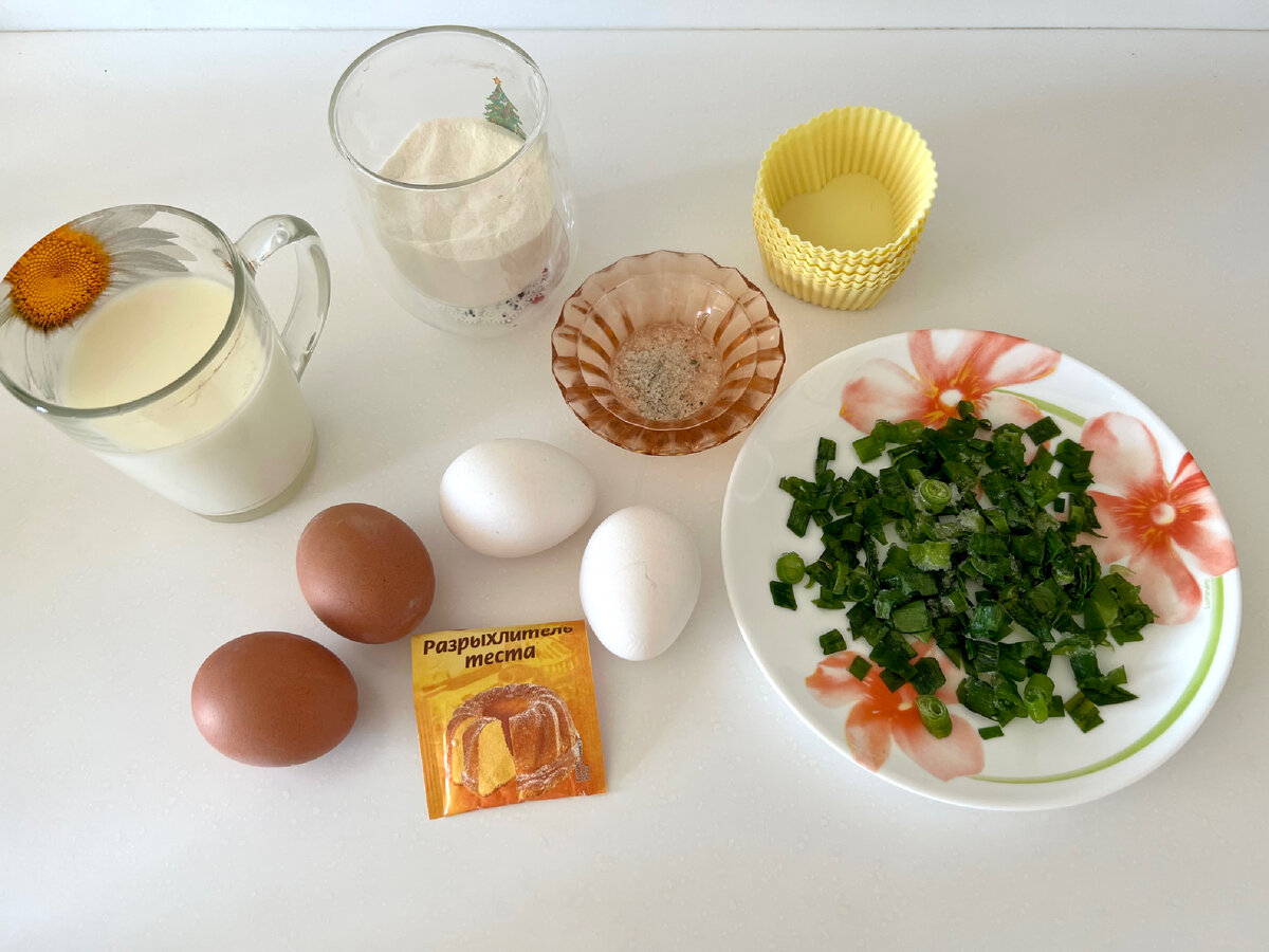 Ингредиенты для ПП кексов 