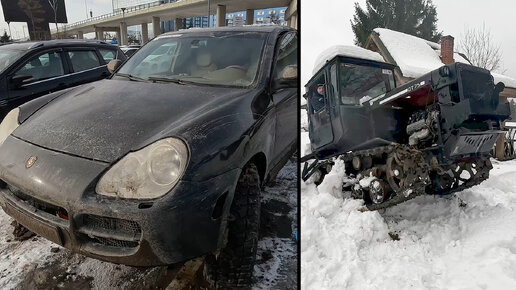 Download Video: Едем в Москву на Cayenne за 250тр и возвращение ДТ75 на японском V8