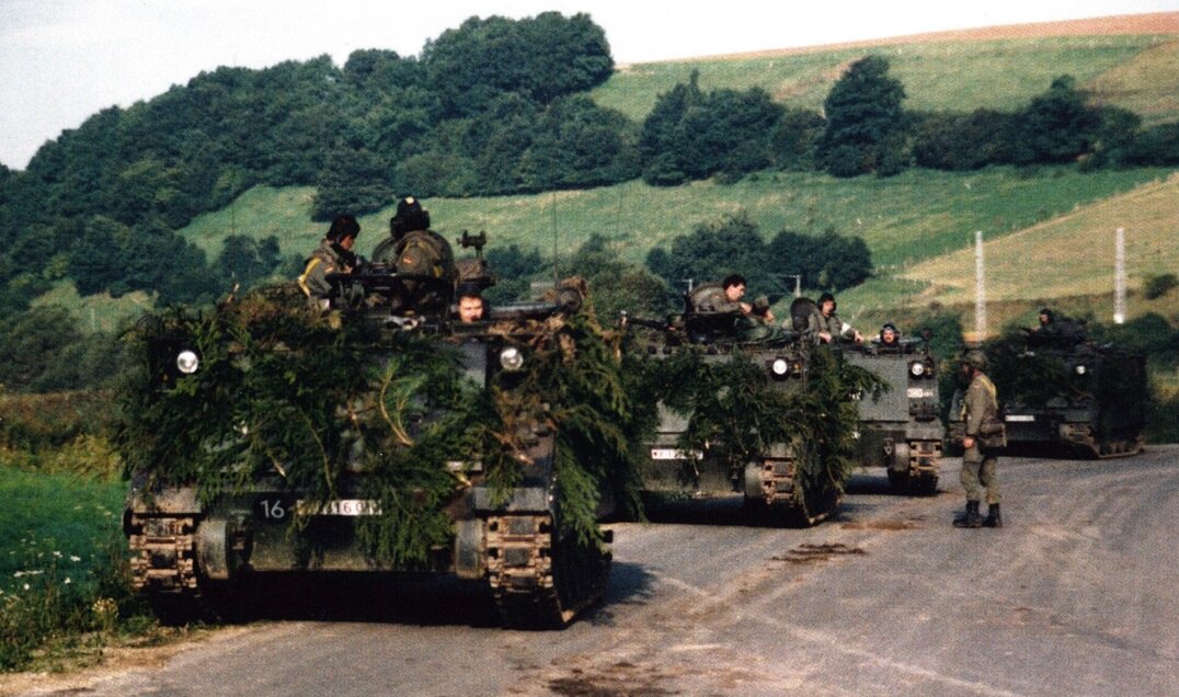 Немецкие M113A1G на учениях, осень 1987 года