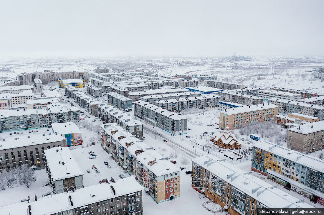 Воркута с высоты — город угольной промышленности | Gelio | Слава Степанов |  Дзен