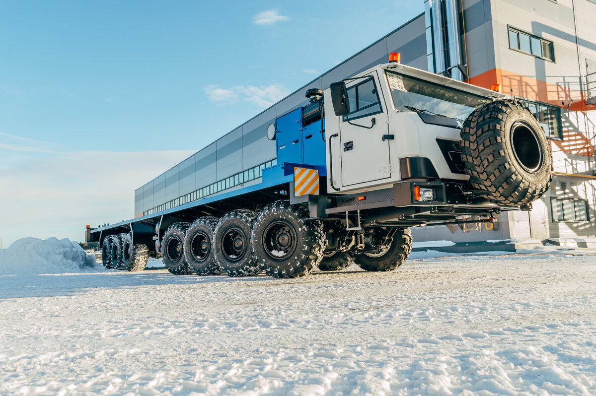 Шасси ХАНТ ППМ710 с колесной формулой 14х14