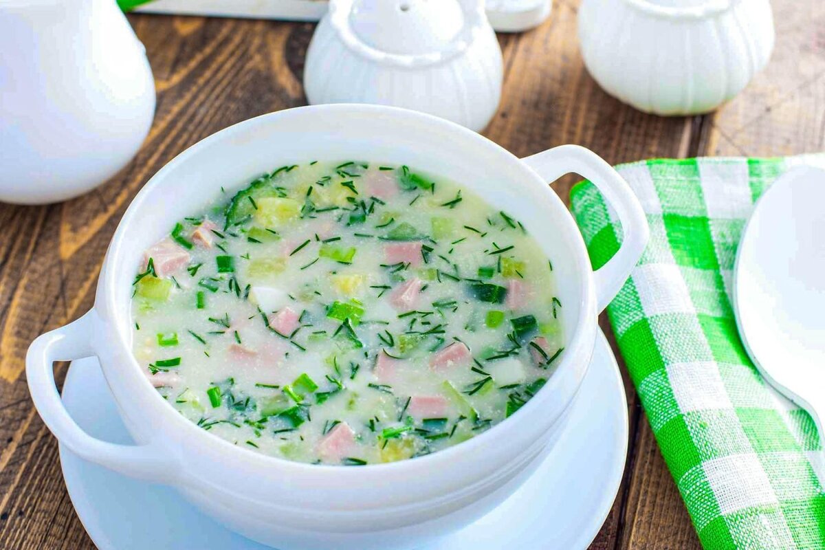 Окрошка на майонезе и воде с уксусом/легатус.рф