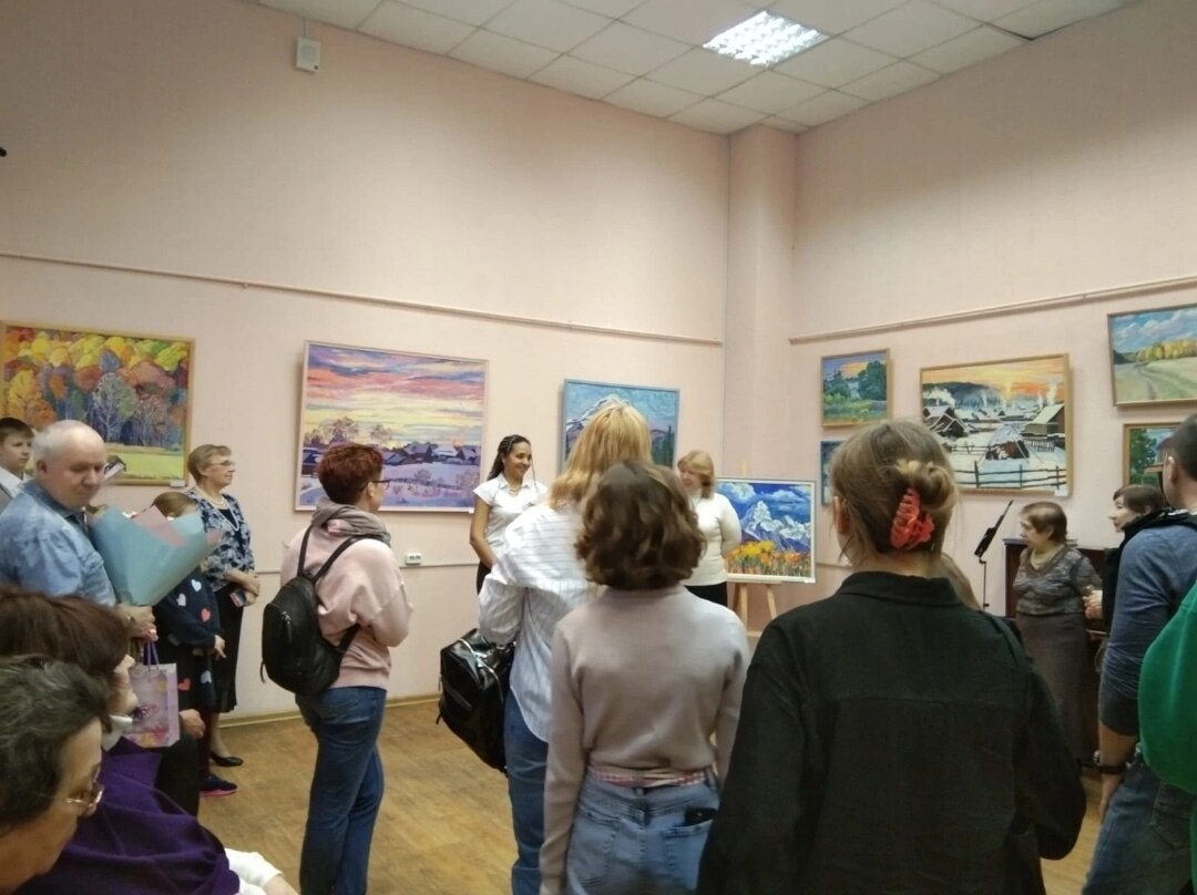 фрагмент открытия выставки