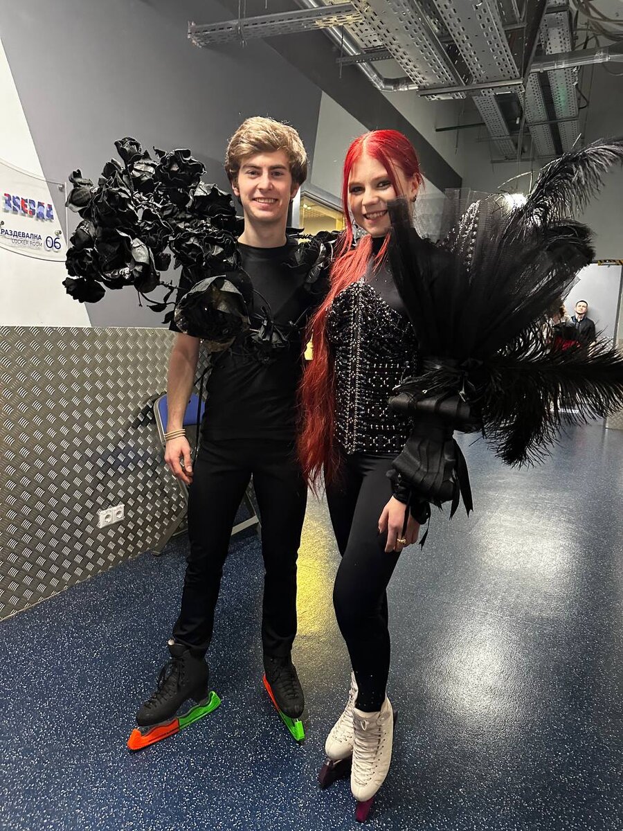 Александра Трусова и Марк Кондратюк на шоу "Влюблённые в фигурное катание"