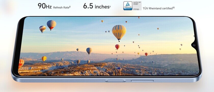   Особенности экрана. Фото: honor.com