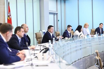    Совещание Губернатора Московской области Андрея Воробьева с руководящим составом правительства Московской области и главами городских округов © Антон Чернов, «Подмосковье Сегодня»
