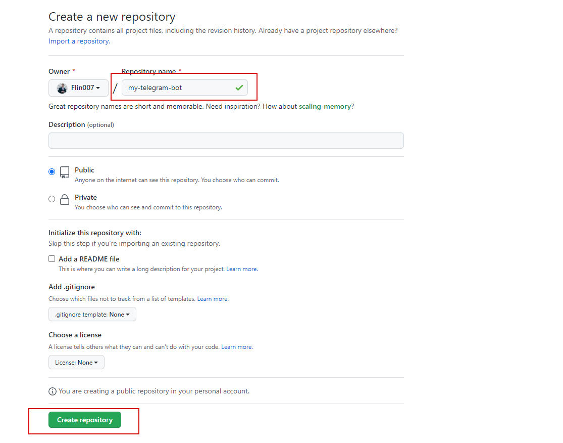 Github создание проекта