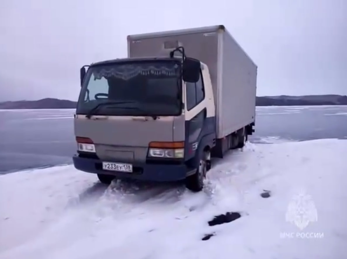    Автомобиль на Байкале Цитата из видео