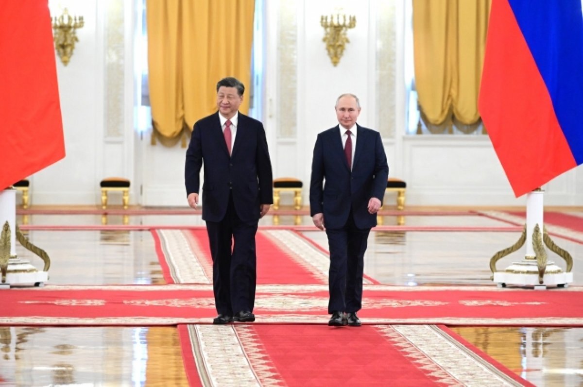    Си Цзиньпин и Владимир Путин.