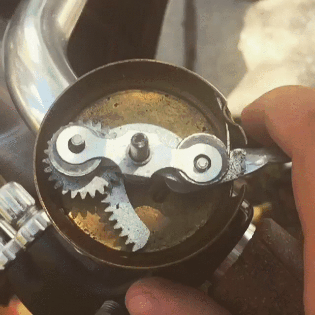 Работа велозвонка GIF