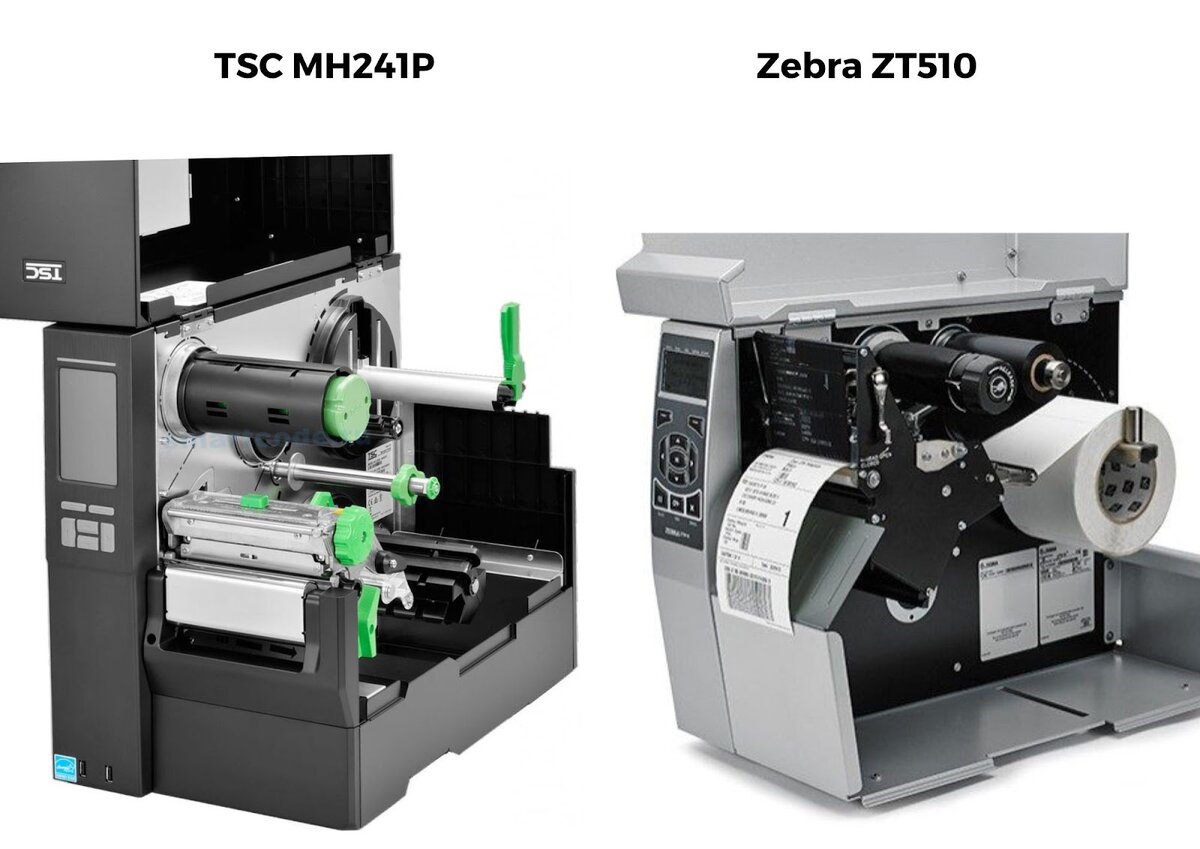 TSC MH241P и Zebra ZT510 