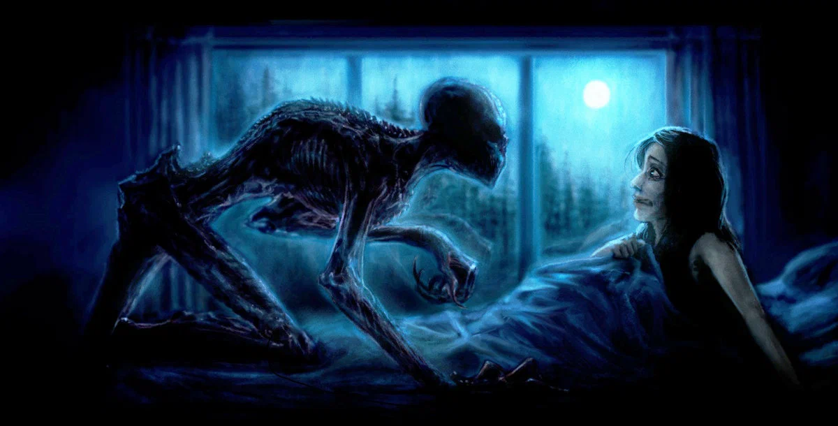 Страшно мистические истории из жизни. Монстры в темноте Сонный паралич. Сонный паралич Слендермен.