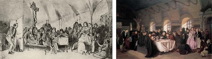 В. Г. Перов, Трапеза 1865-1876