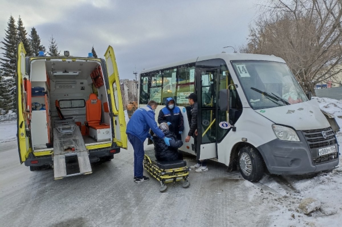 В Бердске два пассажира маршрутки №14 пострадали в ДТП с погрузчиком | АиФ  Новосибирск | Дзен