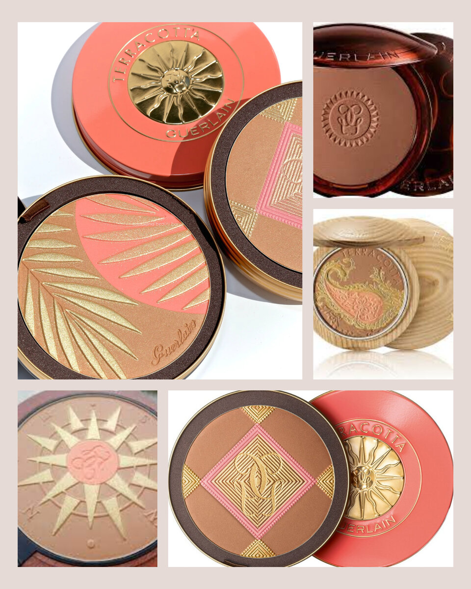 Варианты лимитированных выпусков guerlain terracota 
