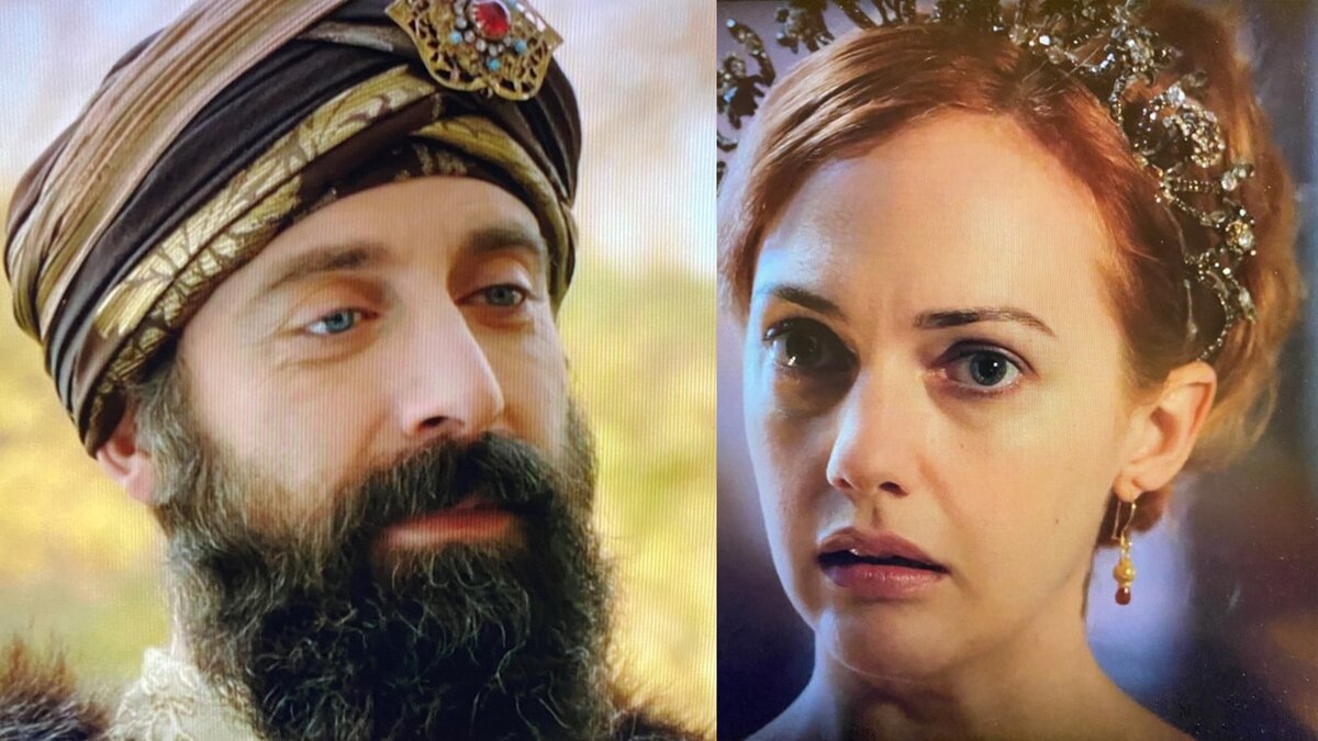 Милая, я тут решил тебе помочь и пригласил свою родню чтоб нам не скучно было.  А чтоб по дому легче убираться, я Махидевран управляющей нанял. Вот какой у тебя заботливый муж. Золото я, а не мужчина, правда? Скриншот ВВ.