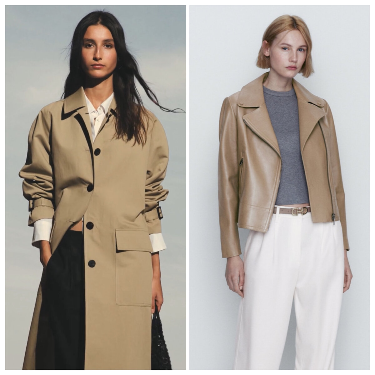фото с сайта Massimo Dutti, коллаж составлен автором