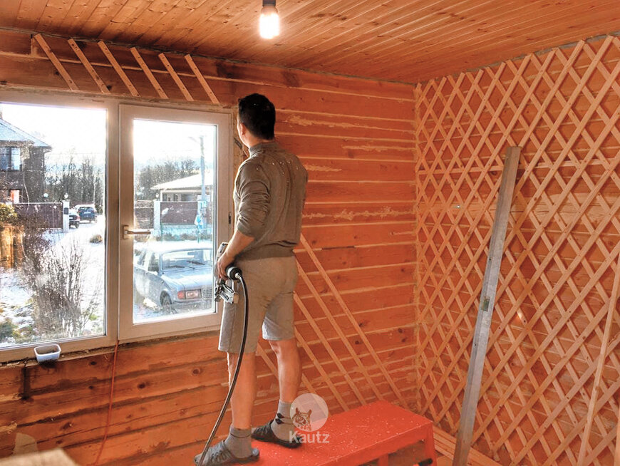 Как оштукатурить деревянный дом – принципы качественного ремонта