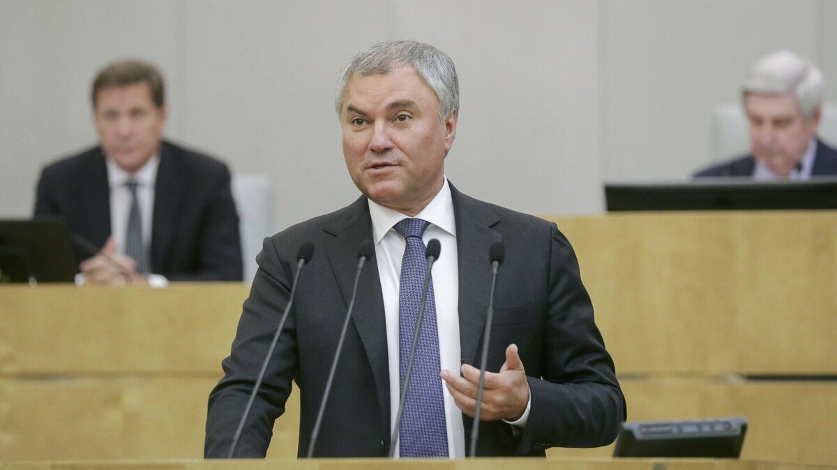     Вячеслав Володин / Пресс-служба Государственной думы ФС РФ