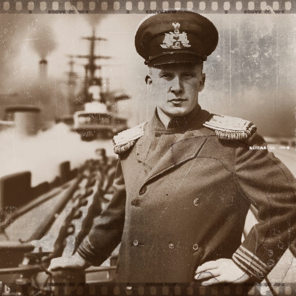 Командующий большевистской армией вторжения Адмирал Тухачев. Из кинохроники.