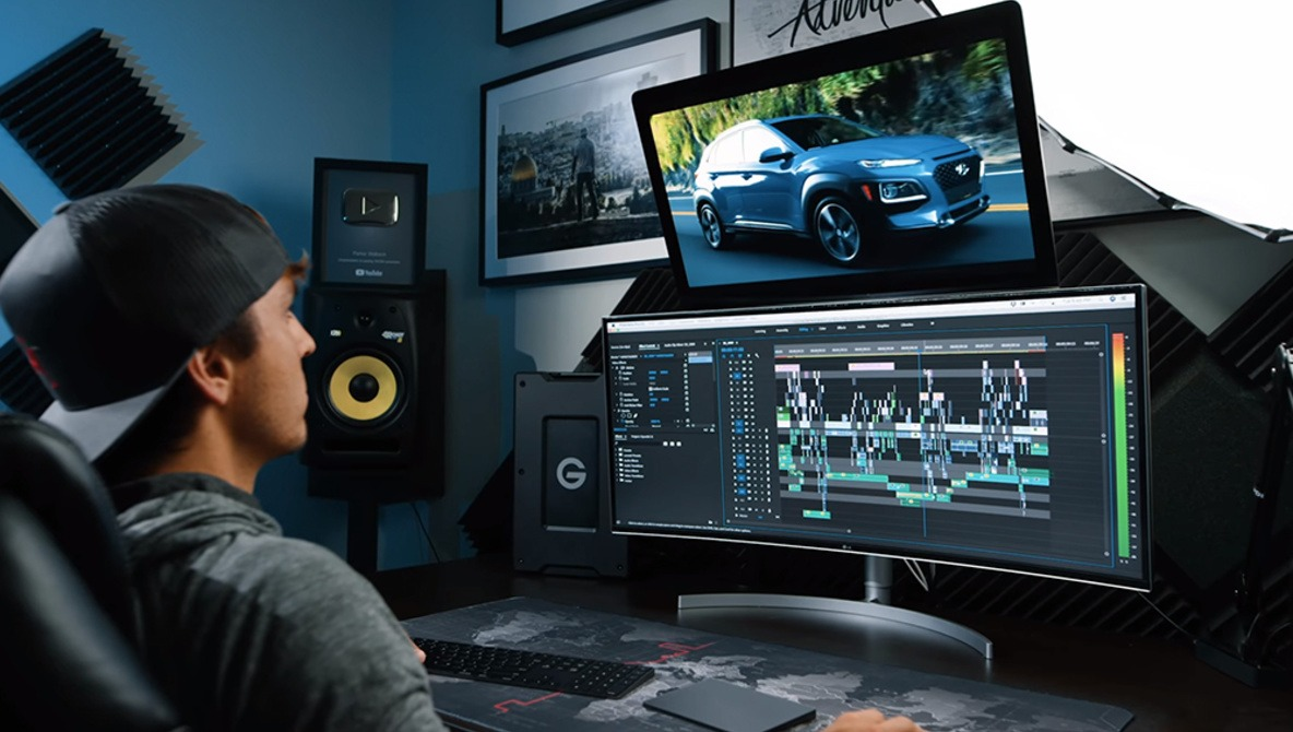 Producer 6. Видеомонтажер Premiere Pro. Профессия видеомонтажер. Человек монтирует. Видеомонтаж и Озвучивание.