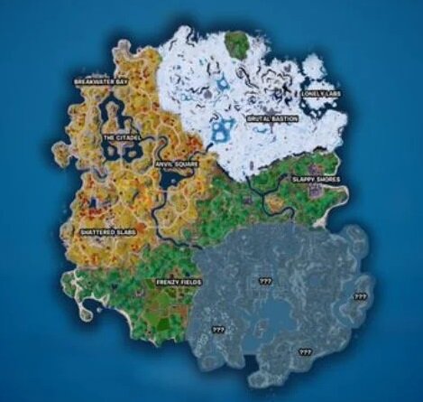 Fortnite MEGA map