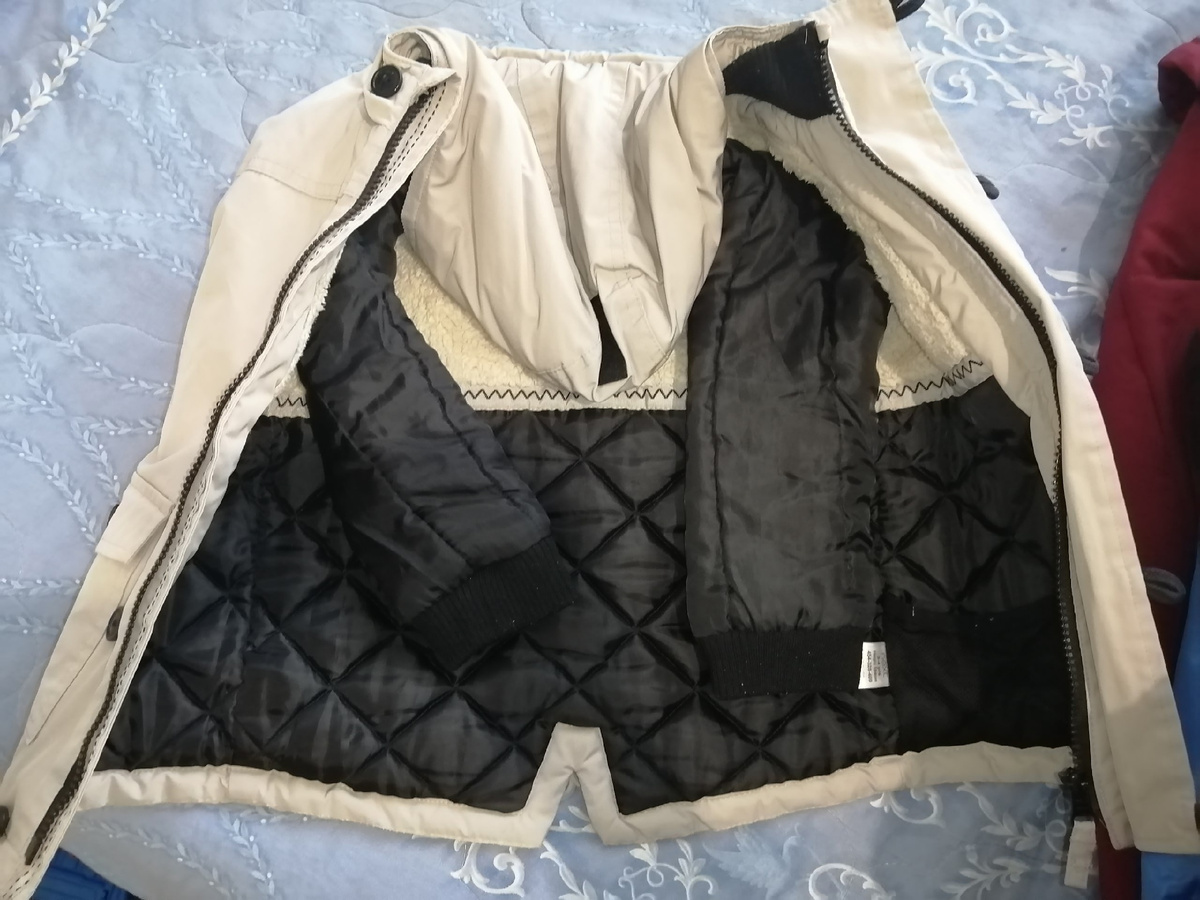 Рукава и капюшон во внутрь