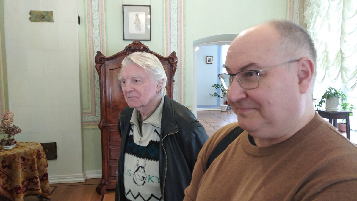 Народный артист России Юрий Назаров и Алексис Мольс. Кадр из фильма