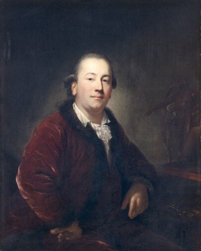 Иоганн Рудольф Буркхардт, отец Людвига, картина Антона Граффа около 1785 года. Портрет находится в бывшем городском дворце Буркхардта в Базеле.