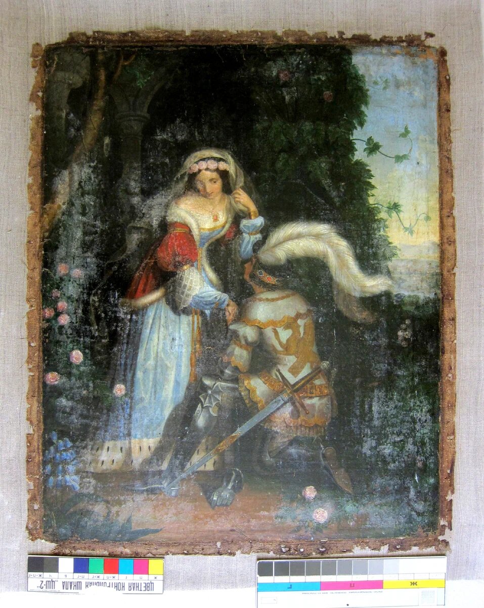 До реставрации. Корболд Э. Свидание Уго с Паризиной. Вторая половина XIX века. РОМИИ