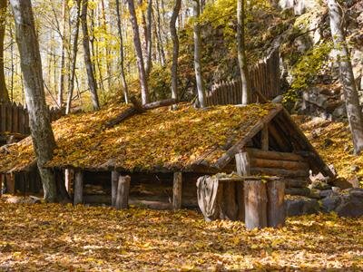 Жилище древних славян. Фото из интернета 