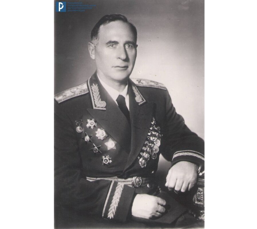 Первый начальник полигона НИИП-5 А.И. Нестеренко. [1950-е гг.]. РГАНТД. Ф. 259. Оп. 2. Д. 60. Л. 1. 