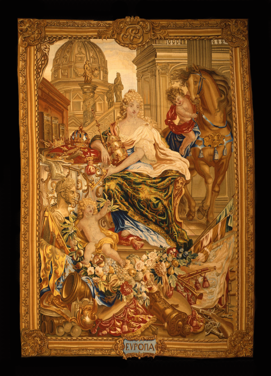 Шпалера «Европа». Из серии «Страны света». 1745 г.