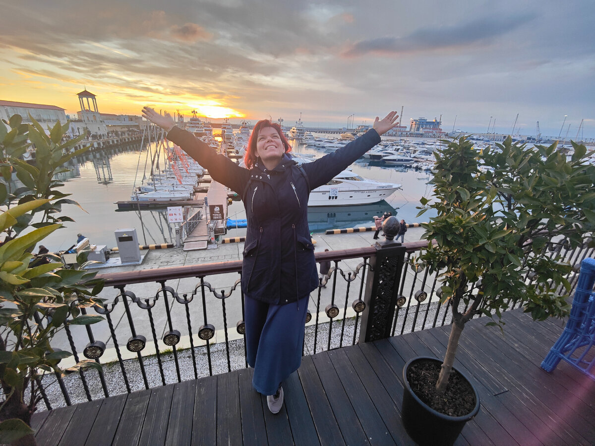 Вид с веранды ресторана