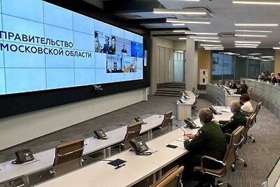    Совещание с главами муниципалитетов Подмосковья, на котором обсудили подготовку к противопожарному сезону © Пресс-служба Комитета лесного хозяйства Московской области