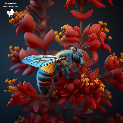 Барбарис и пчела