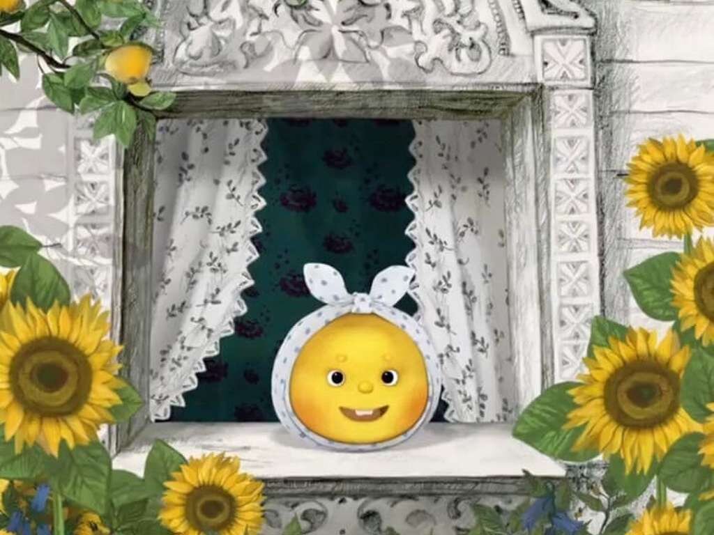 иллюстрация из детской книжки "Колобок - румяный бок"