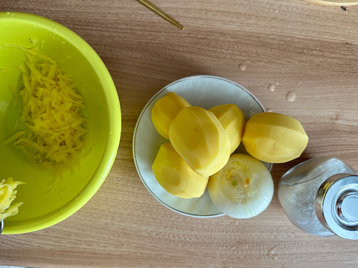 Картофель и лук