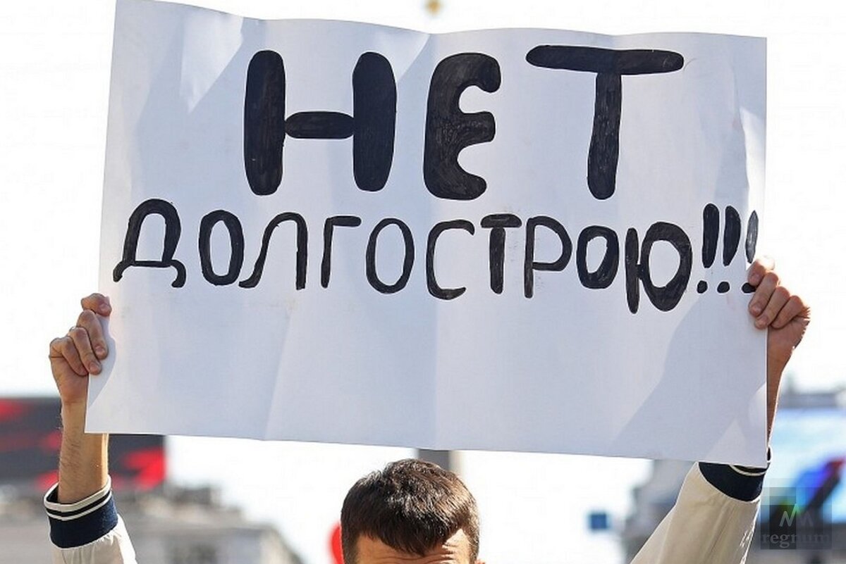    Обманутые дольщики Дарья Драй (с) ИА REGNUM