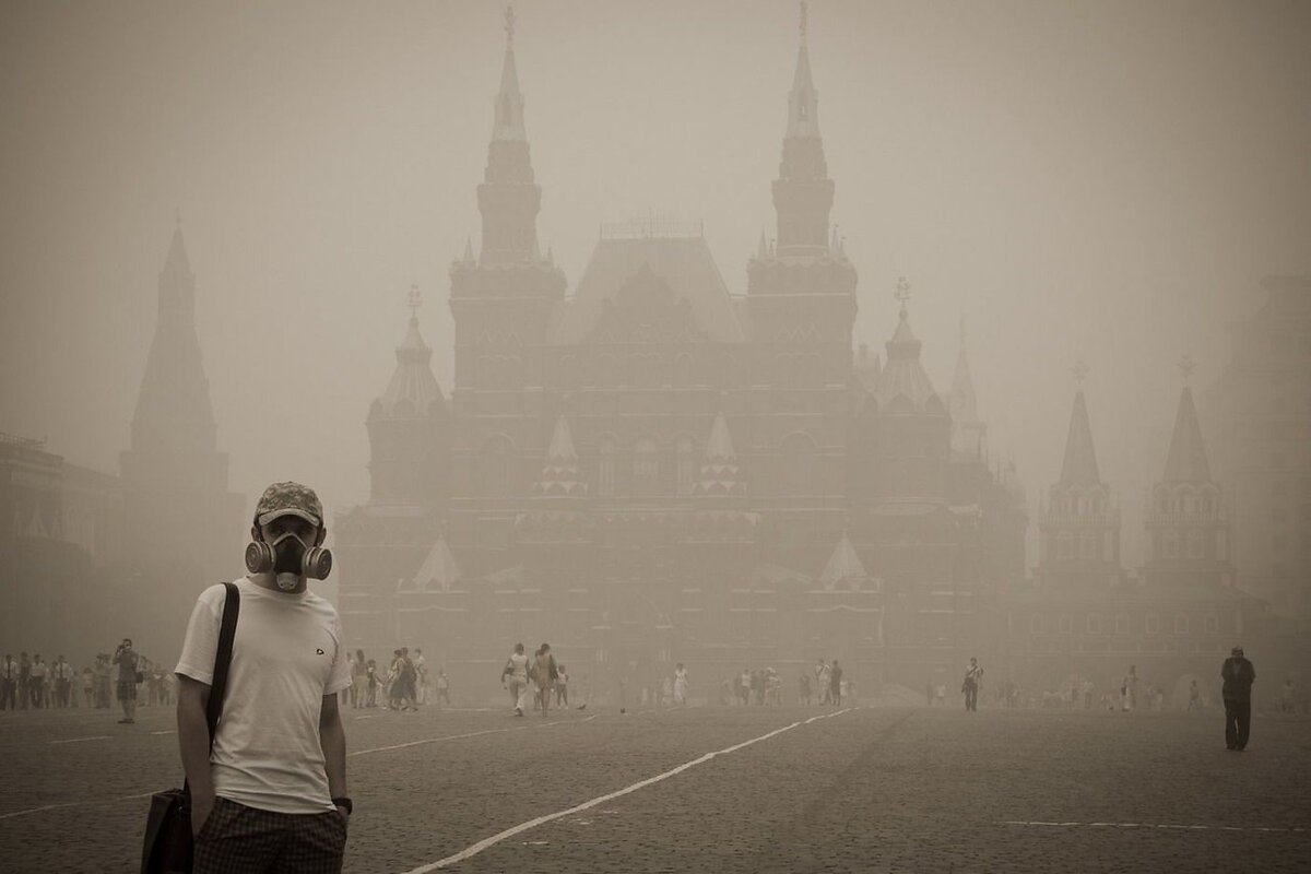 Смог в москве 2010 фото