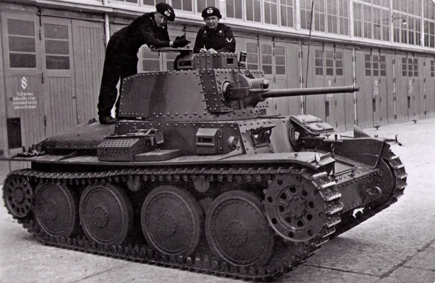 Танк Pz.38(t) Ausf.А, собранный в Чехии. Фото из открытых источников