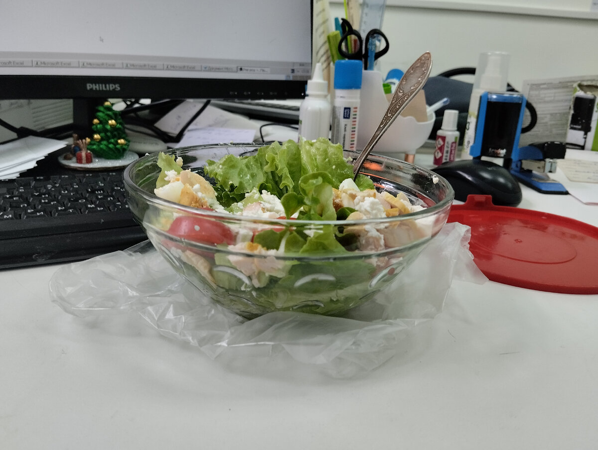 Мой перекус на рабочем месте