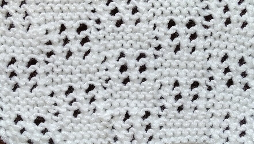 Изнаночная сторона узора