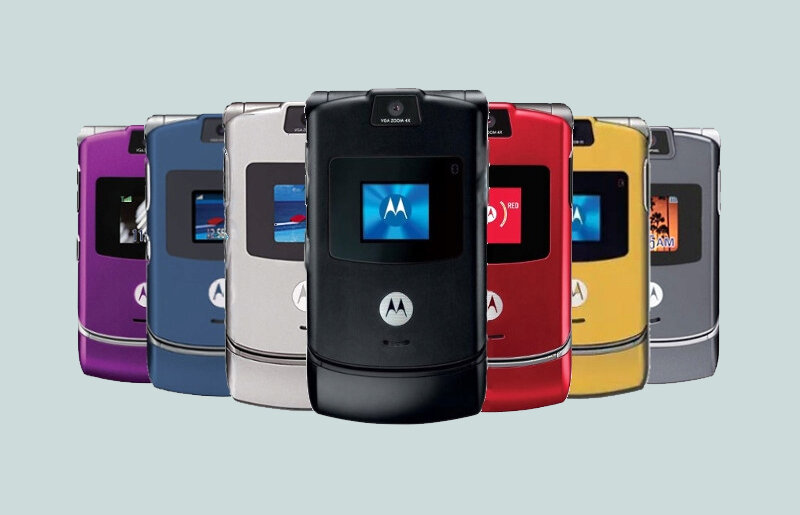 Motorola RAZR V3 в цвете