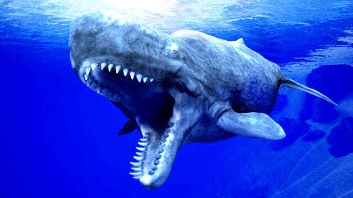 Доисторический кит Левиафан Мелвилла