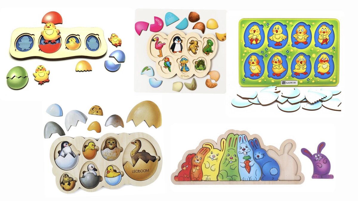 Пазл с дракончиком от ToySib, остальные Smile Decor 