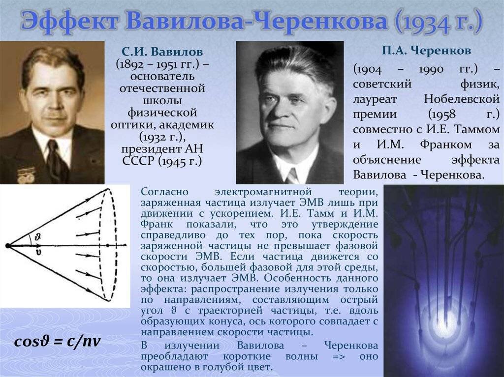 #гибкиенавыки_наука Нобелевская премия в области физики "За открытие и истолкование эффекта Черенкова" | 1958. Павел Черенков, Игорь Тамм, Илья Франк.