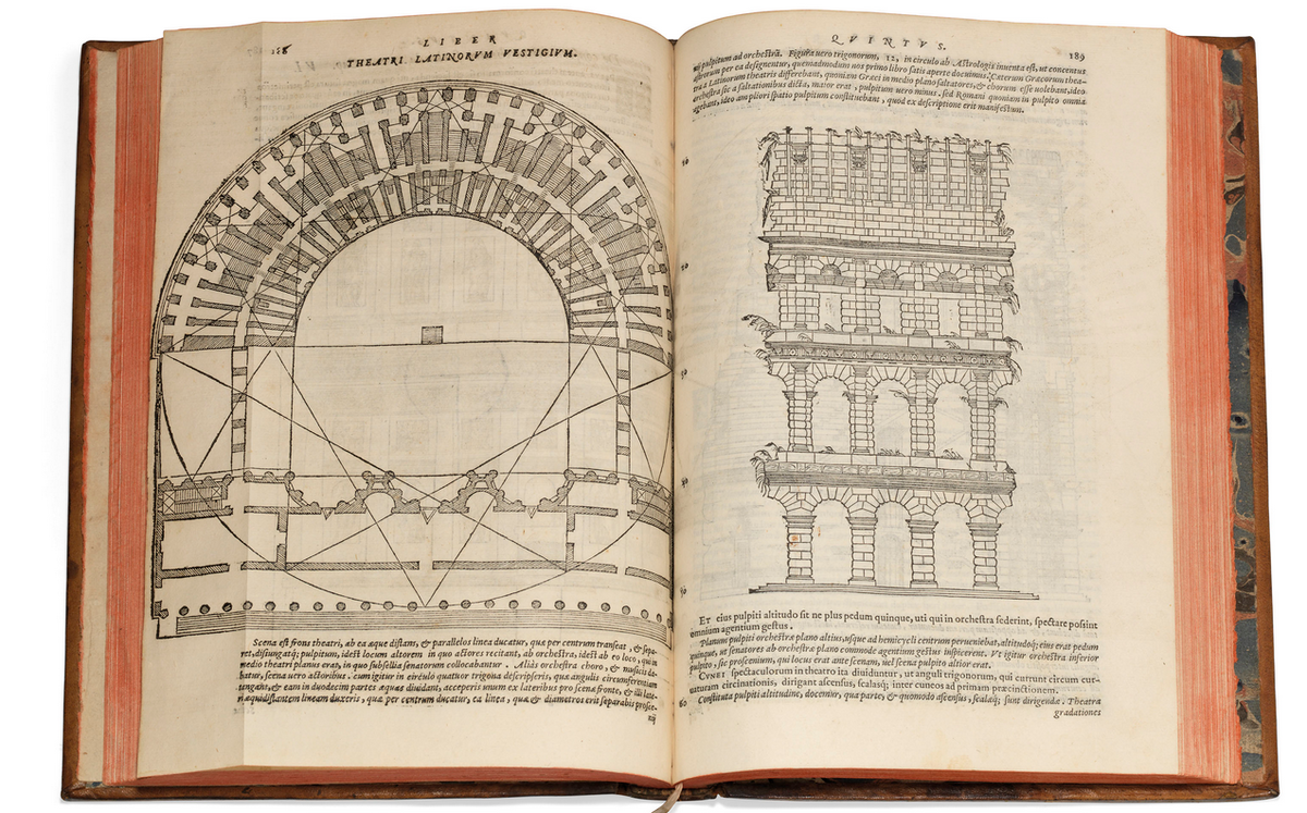 Страница одного из изданий книги Витрувия